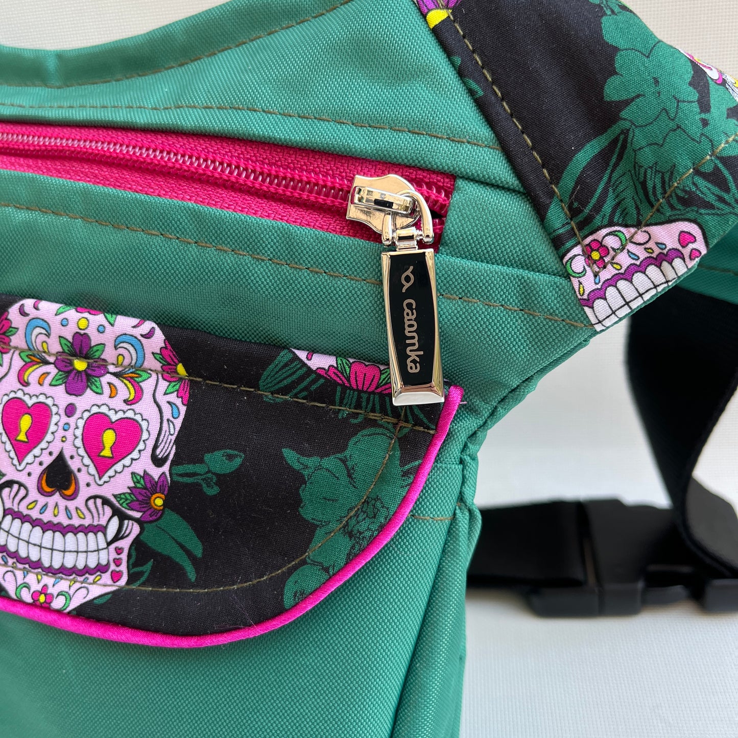 Special Mexican Skulls Green · Impermeable · Pieza Única Núm. 12832