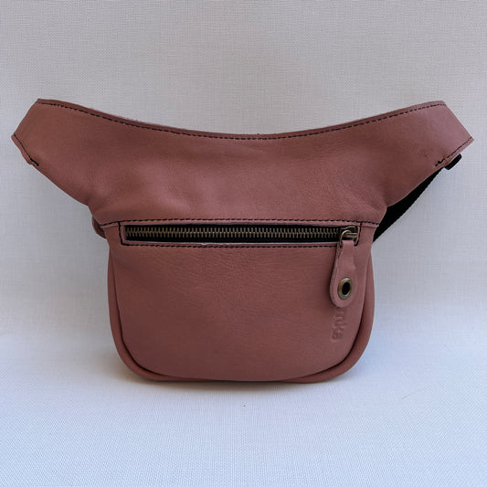 Mini Pink & Old Gold · Piel natural BioCuir® · Pieza Exclusiva Núm. 12037