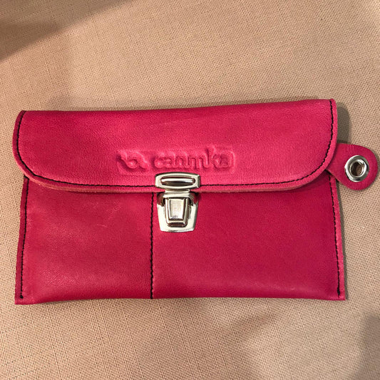 CAOMKA Flat Coin Purse Natural BioCuir® Leather Exclusive Piece No. 8381